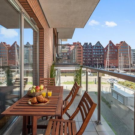 Waterlane Riverside - Spa, Pool, Gym & Parking By Downtown Apartments Gdańsk Extérieur photo