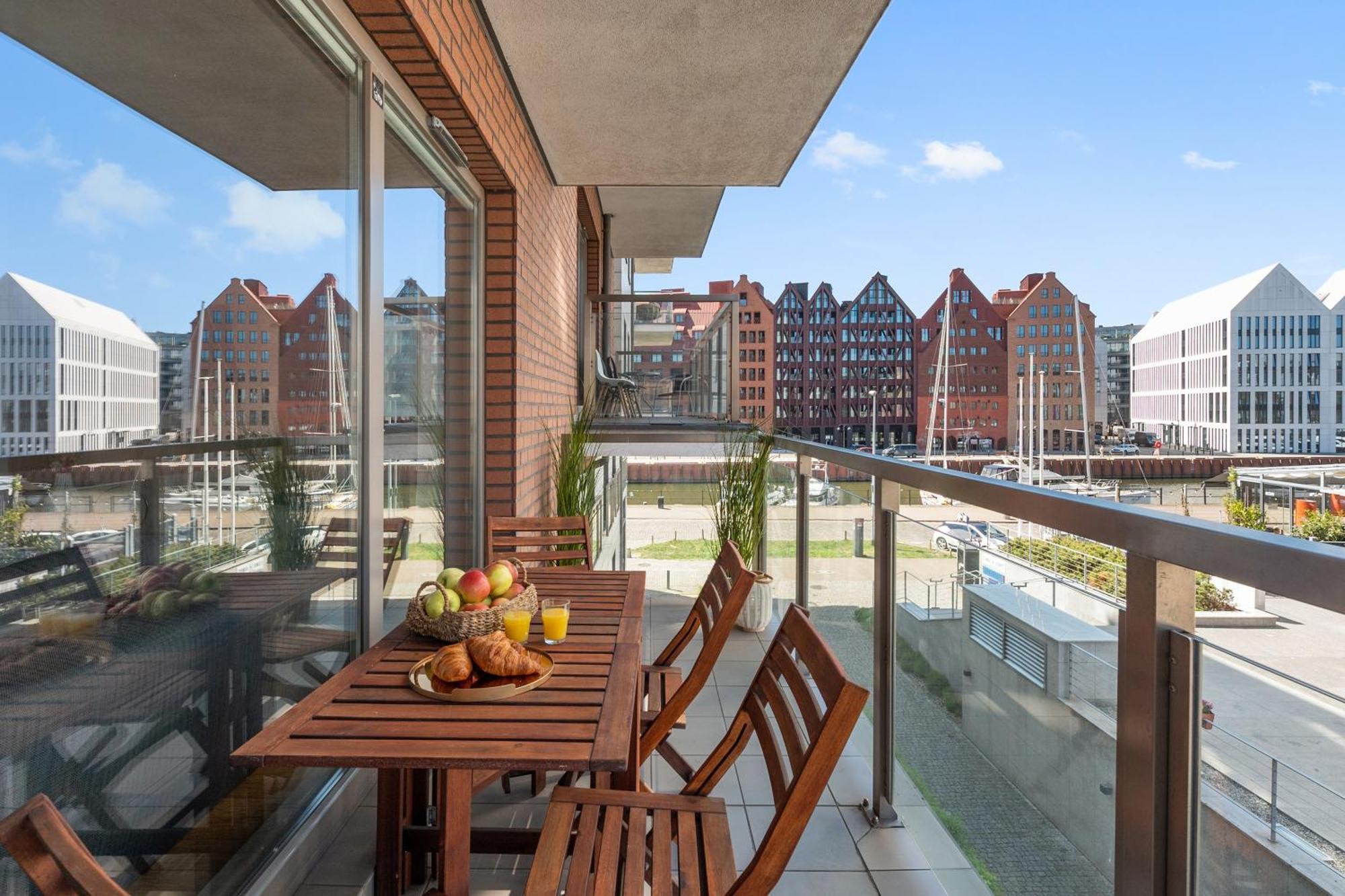 Waterlane Riverside - Spa, Pool, Gym & Parking By Downtown Apartments Gdańsk Extérieur photo